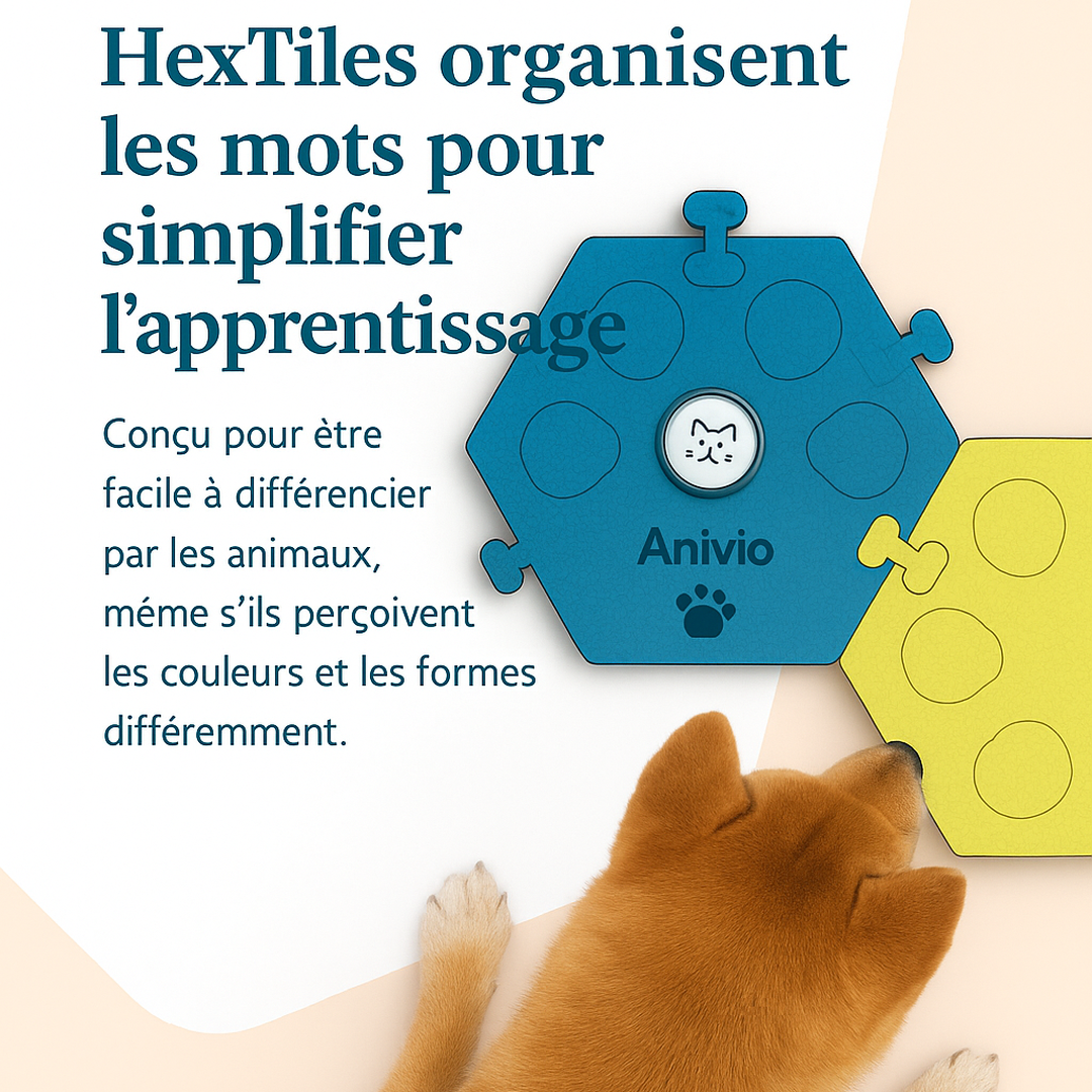 Kit de démarrage testeur Anivio – 2 boutons vocaux pour découvrir la communication animale