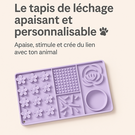 Tapis de léchage apaisant Anivio® – Un moment de calme et de bien-être pour chiens et chats