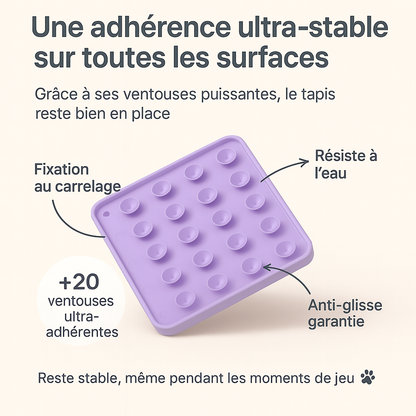 Tapis de léchage apaisant Anivio® – Un moment de calme et de bien-être pour chiens et chats